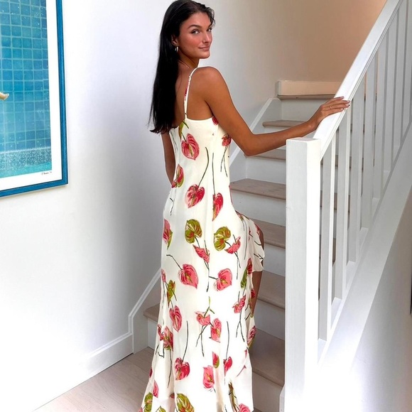 REFORMATION NWT Winola Dress in Cali S - Picture 5 of 10